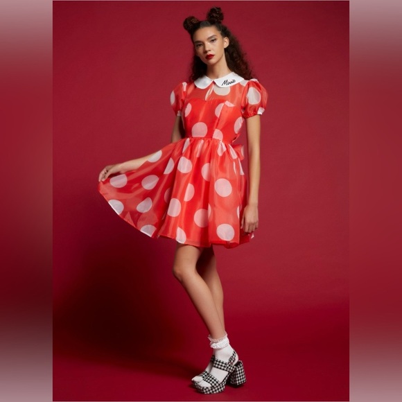Disney Minnie Mouse polka dot dress nwt - Picture 1 of 6
